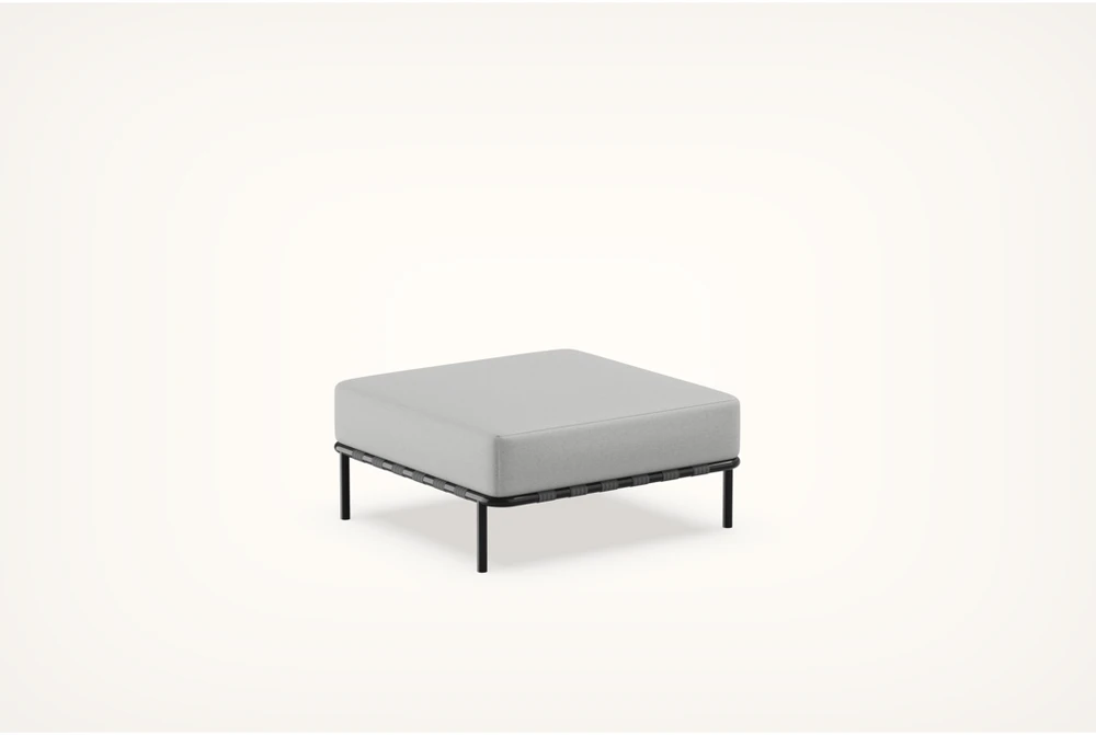 Sitsit Pufas modulis, Salve, 78x78x37 cm, Pilka spalva