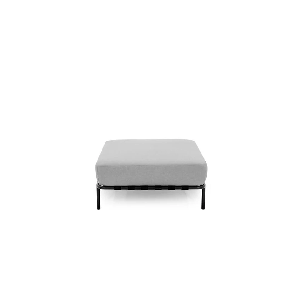 Sitsit Pufas modulis, Salve, 78x78x37 cm, Pilka spalva