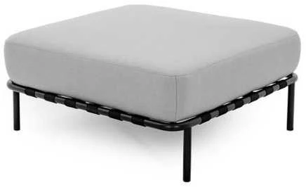 Sitsit Pufas modulis, Salve, 78x78x37 cm, Pilka spalva