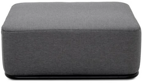 Sitsit Pufas modulis "STRAW" L, 0.8x1.02x0.4 m, Tamsiai Pilka