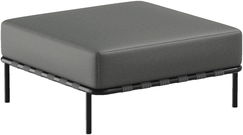 Sofa Sitsit Vieno Modulio Baldai, Salve, 78x78x78 cm, Tamsiai Pilka