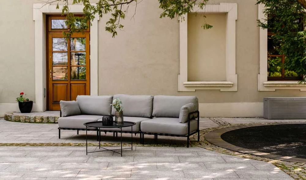 Sitsit Sofa, Salve, 78x234 cm, Pilka