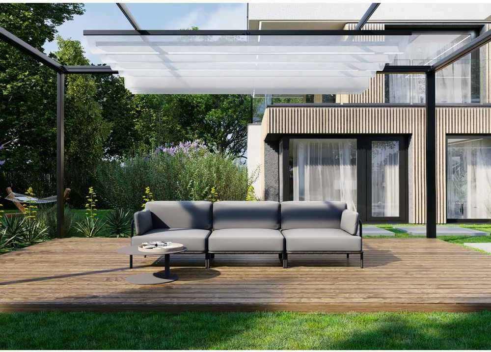 Sitsit Sofa, Salve, 78x234 cm, Pilka