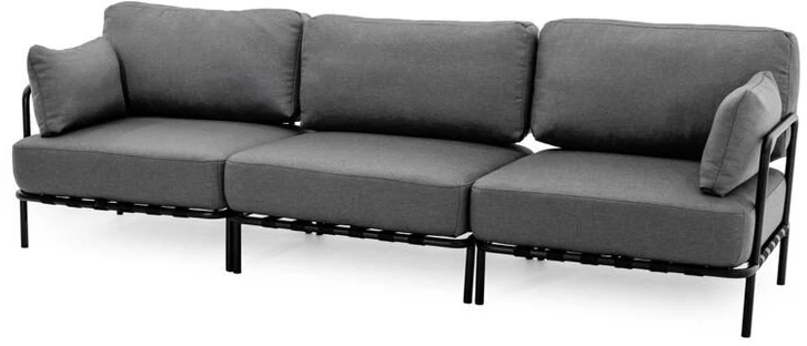 Sitsit Sofa, Salve, 78x234x78 cm, Tamsiai Pilka