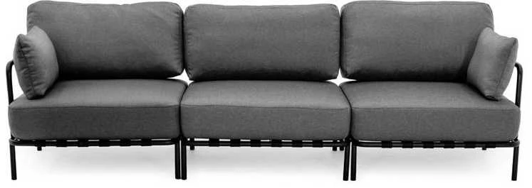 Sitsit Sofa, Salve, 78x234x78 cm, Tamsiai Pilka