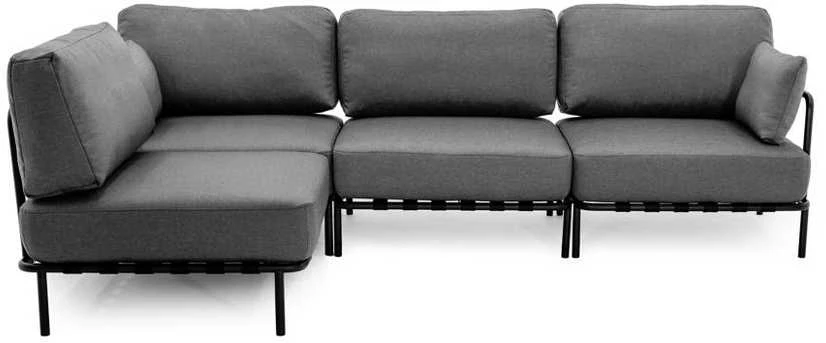 Sofa Sitsit Sofos modulis, Salve, 156x234x78 cm, Tamsiai pilka
