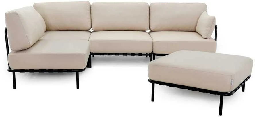 Sofos rinkinys, Salve, 234x234 cm, kreminė