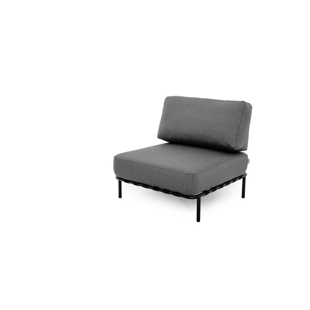Sofa Sitsit Vieno Modulio Baldai, Salve, 78x78x78 cm, Tamsiai Pilka