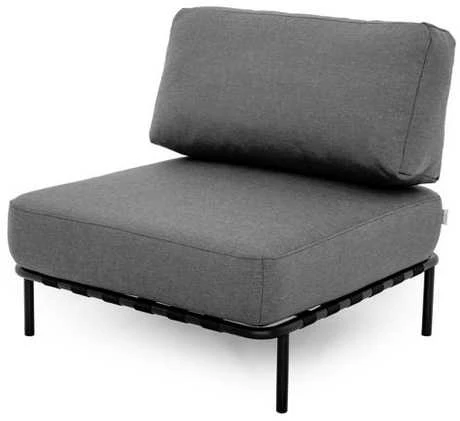 Sofa Sitsit Vieno Modulio Baldai, Salve, 78x78x78 cm, Tamsiai Pilka
