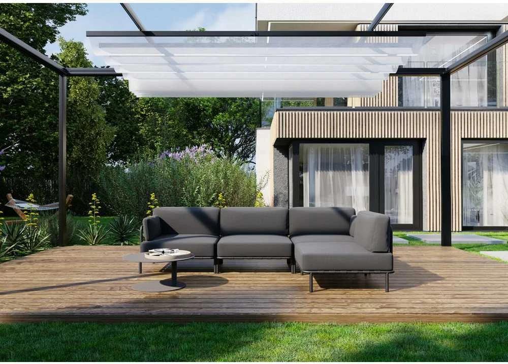 Sofa Sitsit Vieno Modulio Baldai, Salve, 78x78x78 cm, Tamsiai Pilka