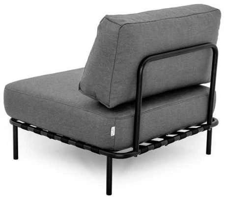 Sofa Sitsit Vieno Modulio Baldai, Salve, 78x78x78 cm, Tamsiai Pilka