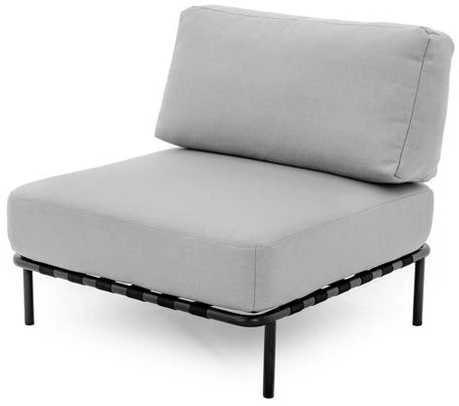 Sofa Sitsit Vieno Modulio Baldai, Salve, 78x78x78 cm, Pilka