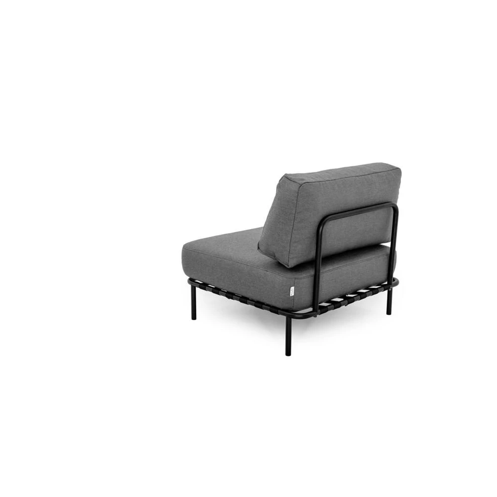Sofa Sitsit Vieno Modulio Baldai, Salve, 78x78x78 cm, Tamsiai Pilka
