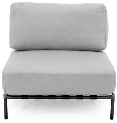 Sofa Sitsit Vieno Modulio Baldai, Salve, 78x78x78 cm, Pilka