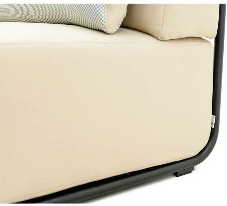 Sofa Sitsit Vieno Modulio Baldai, Šiaudai, 0.8x1.02x0.78 m, Bežinė Spalva
