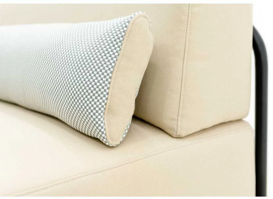 Sofa Sitsit Vieno Modulio Baldai, Šiaudai, 0.8x1.02x0.78 m, Bežinė Spalva