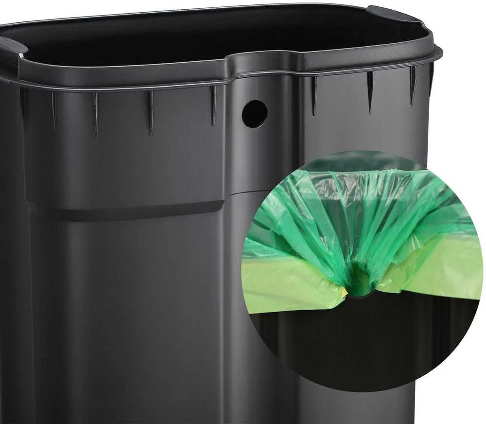 Songmics Atliekų dėžė 30 L Dūmų pilka
