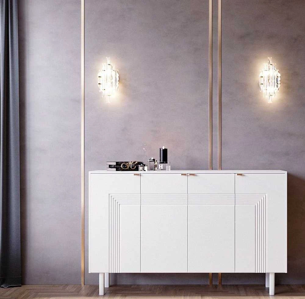 Skandica Komoda, Dancan YOKO, 156x40 cm, Balta