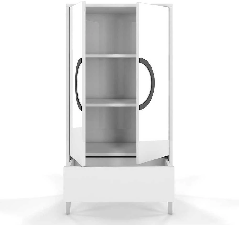 Skandica Komoda, EVA, 60x38x120 cm, Balta