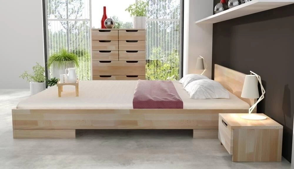 Skandica Lova SPECTRUM buko mediena 90x200 - natūrali - 5902273652861