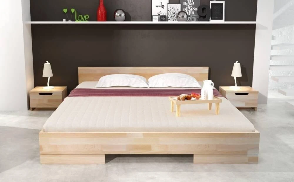 Skandica Lova SPECTRUM LONG - buko mediena - 90x220 - natūrali - 5902273652922
