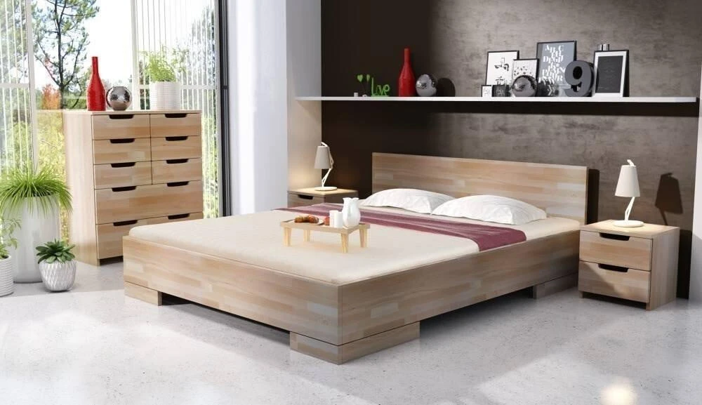 Skandica Lova SPECTRUM Maxi - buko mediena 90x200 - natūrali - 5902273652984