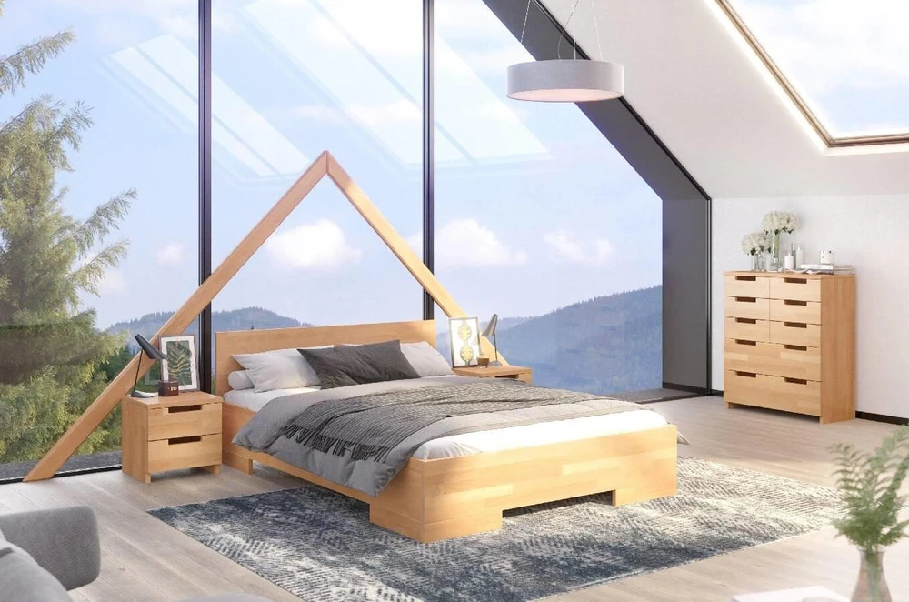 Skandica Lova SPECTRUM Maxi - buko mediena 90x200 - natūrali - 5902273652984