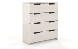 Skandica Medinė komoda Spectrum 4 - pušies mediena - natūrali - 5903812101345 -palisandras