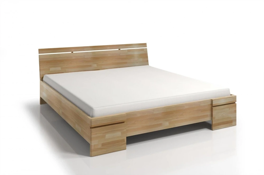 Skandica Medinė lova Sparta Maxi - Bukas 120x200 - natūrali - 5902273653684