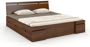 Skandica Medinė lova Sparta Maxi & DR - pušies mediena 160x200 - natūrali - 5902273652830
