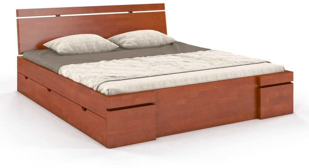 Skandica Medinė lova Sparta Maxi & DR - Bukas 120x200 - natūrali - 5902273653851