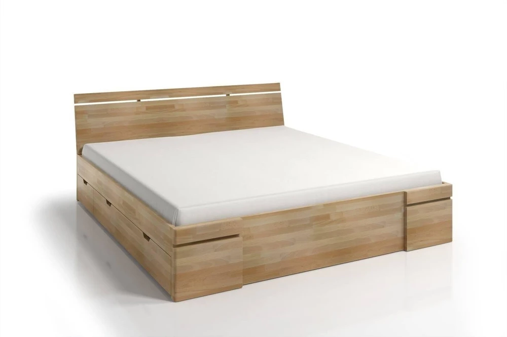 Skandica Medinė lova Sparta Maxi & DR - Bukas 120x200 - natūrali - 5902273653851
