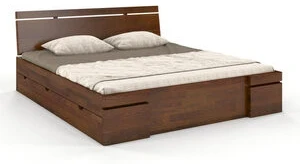 Skandica Medinė lova Sparta Maxi & DR - pušies mediena 200x200 - natūrali - 5902273652854