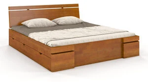 Skandica Medinė lova Sparta Maxi & DR - pušies mediena 160x200 - natūrali - 5902273652830