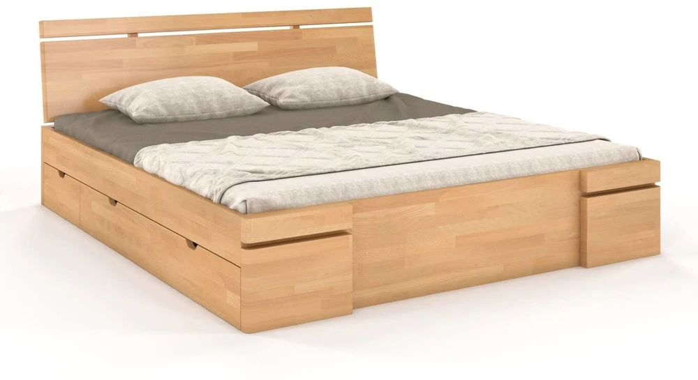 Skandica Medinė lova Sparta Maxi & DR - Bukas 120x200 - natūrali - 5902273653851