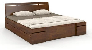 Skandica Medinė lova Sparta Maxi & DR - pušies mediena 160x200 - natūrali - 5902273652830