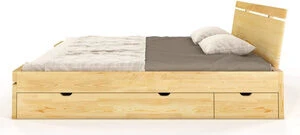 Skandica Medinė lova Sparta Maxi & DR - pušies mediena 120x200 - natūrali - 5902273652816