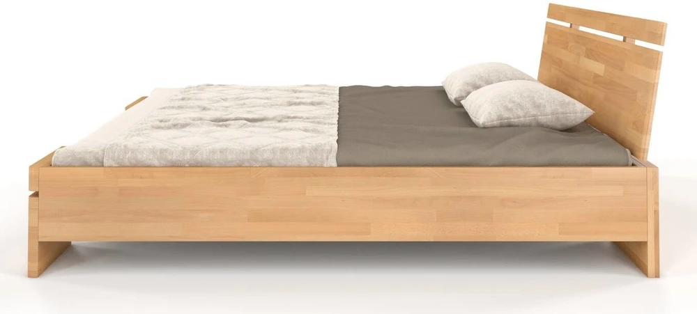 Skandica Medinė lova Sparta Maxi & Long - Bukas - 180x220 - natūrali - 5902273653820