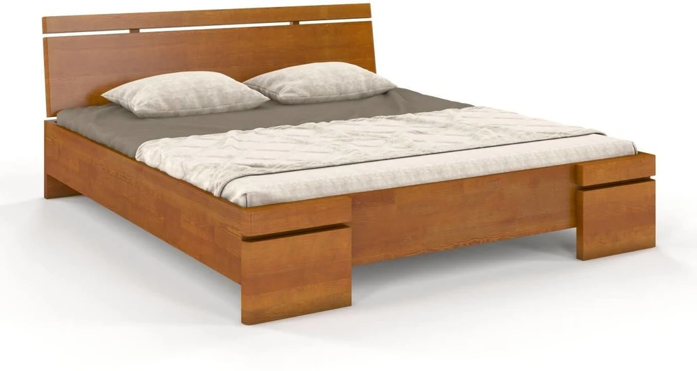 Skandica Medinė lova Sparta Maxi & Long - pušies mediena - 140x220 - natūrali - 5902273652762