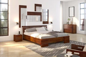 Skandica Medinė lova Sparta Maxi & Long - pušies mediena - 180x220 - natūrali - 5902273652786