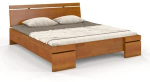 Skandica Medinė lova Sparta Maxi & Long - pušies mediena - 160x220 - natūrali - 5902273652779