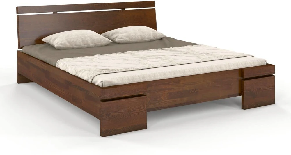 Skandica Medinė lova Sparta Maxi & Long - pušies mediena - 140x220 - natūrali - 5902273652762