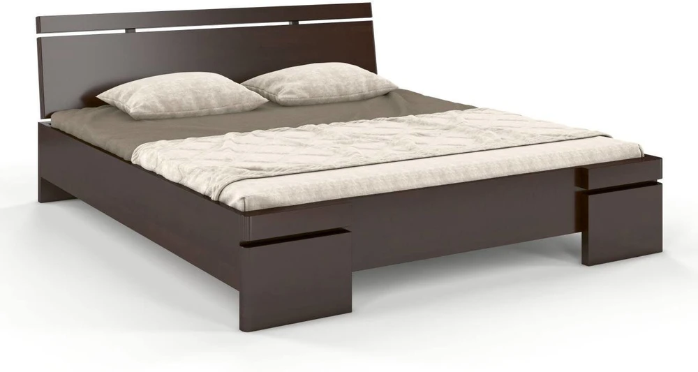 Skandica Medinė lova Sparta Maxi & Long - Bukas - 160x220 - natūrali - 5902273653813