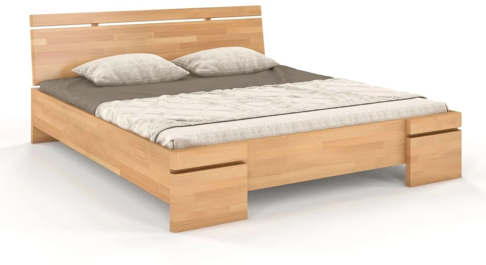 Skandica Medinė lova Sparta Maxi & Long - Bukas - 160x220 - natūrali - 5902273653813
