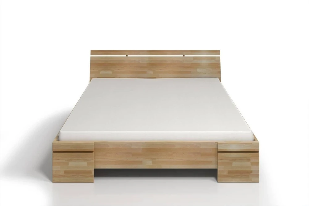 Skandica Medinė lova Sparta Maxi & Long - Bukas - 160x220 - natūrali - 5902273653813