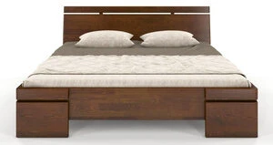 Skandica Medinė lova Sparta Maxi & Long - pušies mediena - 160x220 - natūrali - 5902273652779