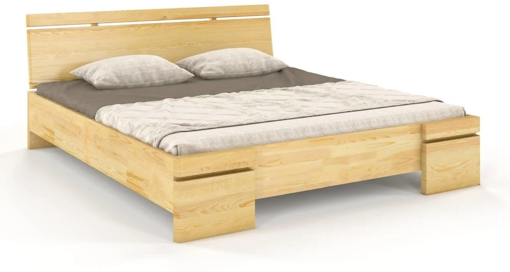 Skandica Medinė lova Sparta Maxi - pušies mediena 140x200 - natūrali - 5902273652656