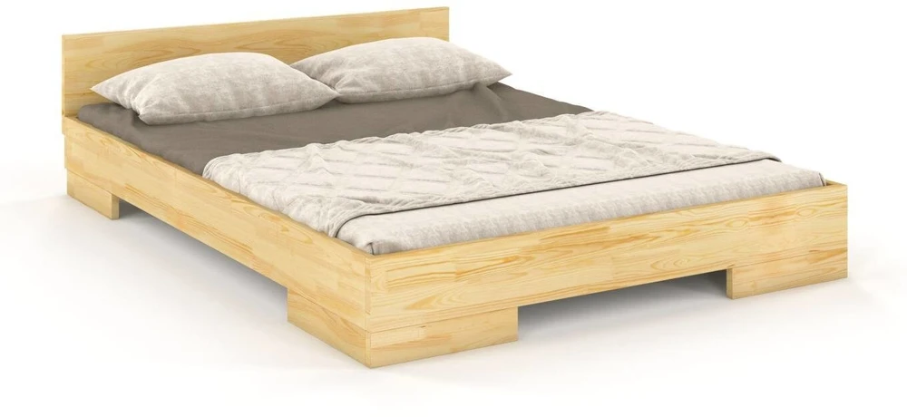 Skandica Medinė lova SPECTRUM LONG - pušies mediena 200x220 - natūrali - 5902273651932