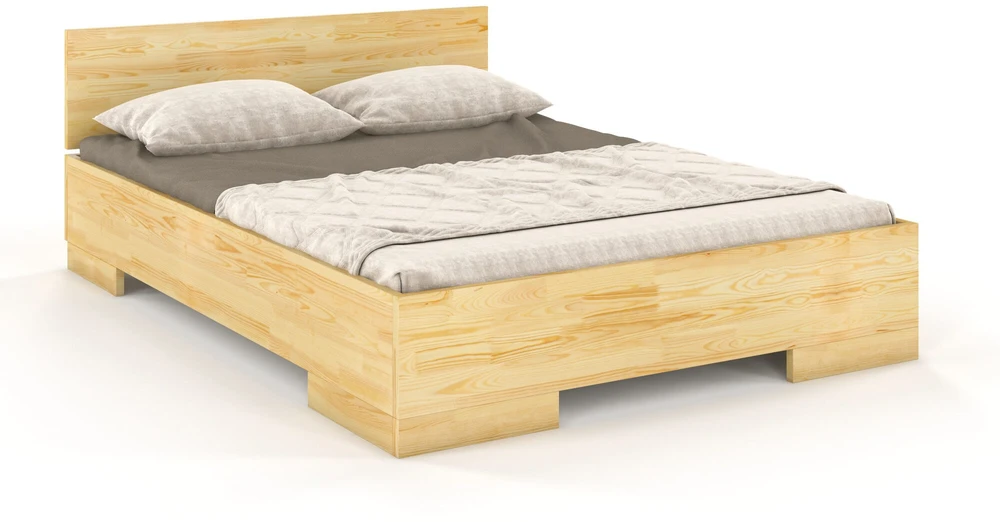 Skandica Medinė lova SPECTRUM Maxi - pušies mediena 160x200 - natūrali - 5902273651970