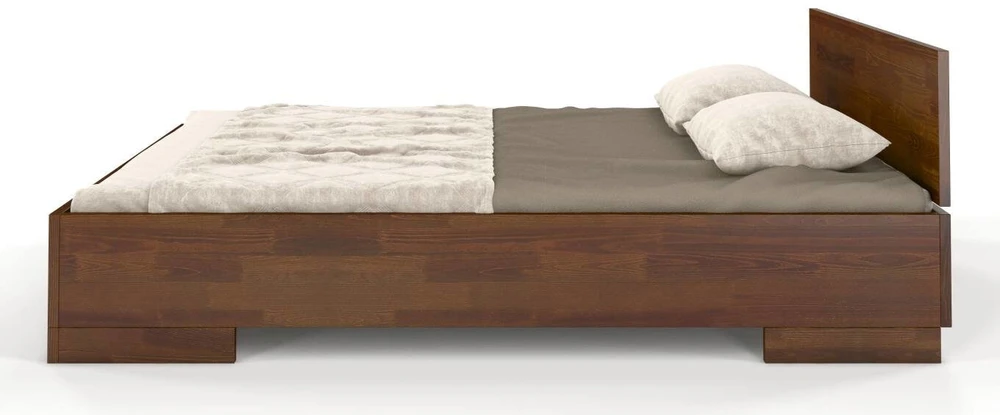Skandica Medinė lova SPECTRUM Maxi - pušies mediena 200x200 - natūrali - 5902273651994
